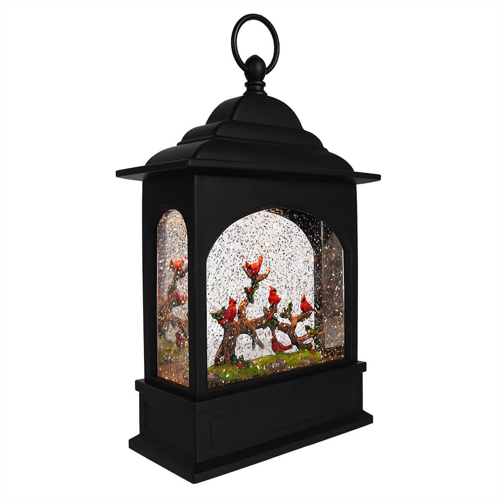 Cardinal Lighted Water Lantern