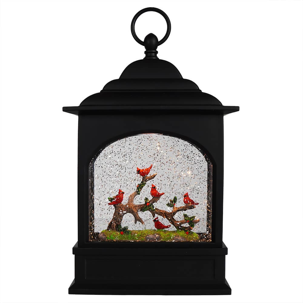 Cardinal Lighted Water Lantern