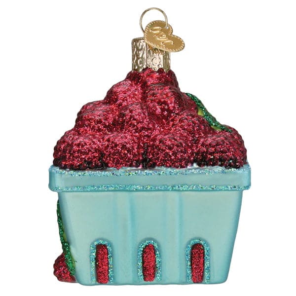 Carton Of Raspberries Ornament