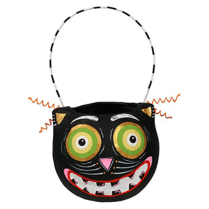 Cat Face Halloween Mini Bucket