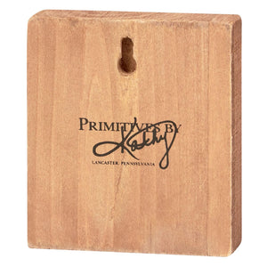 Cat Mummy Block Sign - Halloween