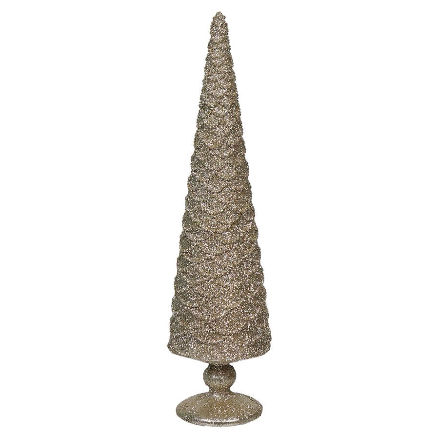 Champagne Embossed Resin Tree