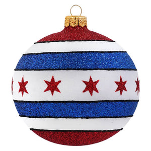 Chicago Stars & Stripes Ornament