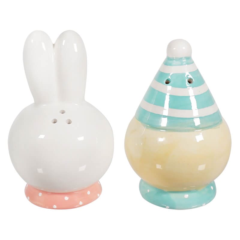 Chick & Bunny Salt & Pepper Shakers Set/2