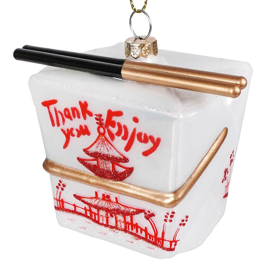 Chinese Take Out Box Ornament - Ornaments