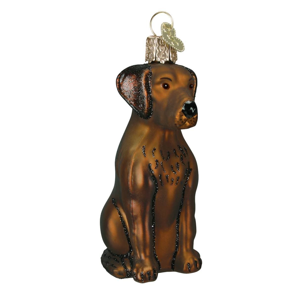 Chocolate Labrador Ornament