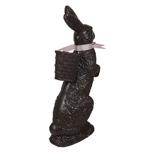 Chocolate Standing Bunny With Basket - Easter