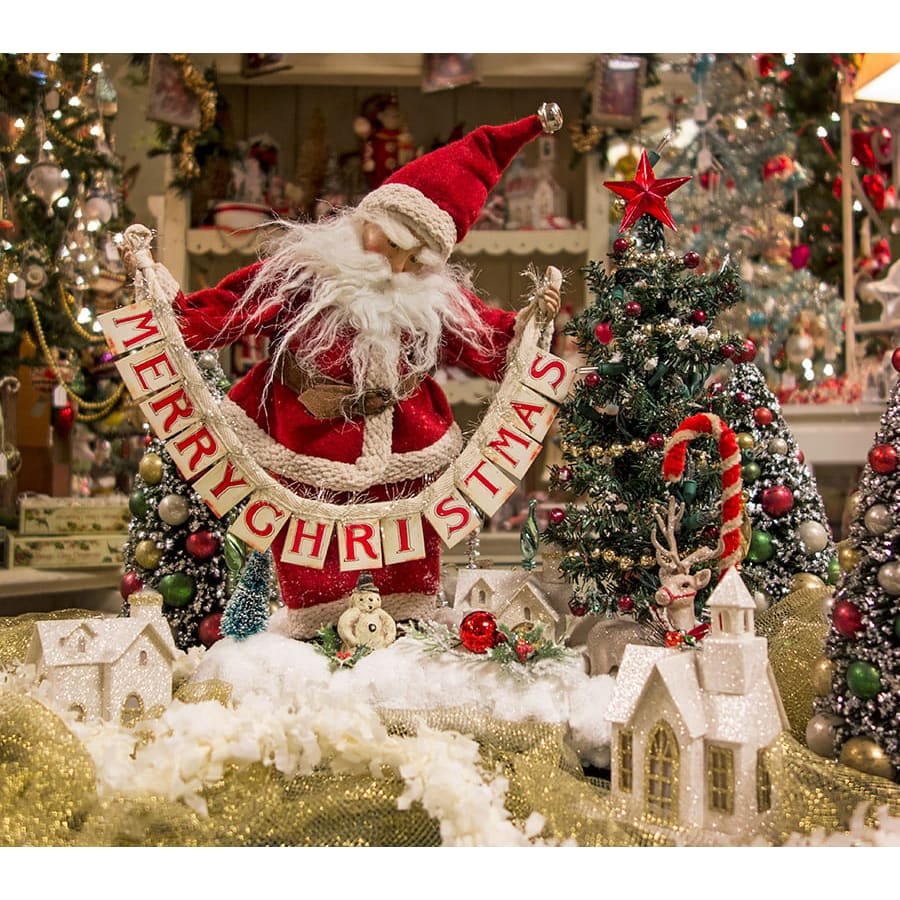 Christmas Banner Santa