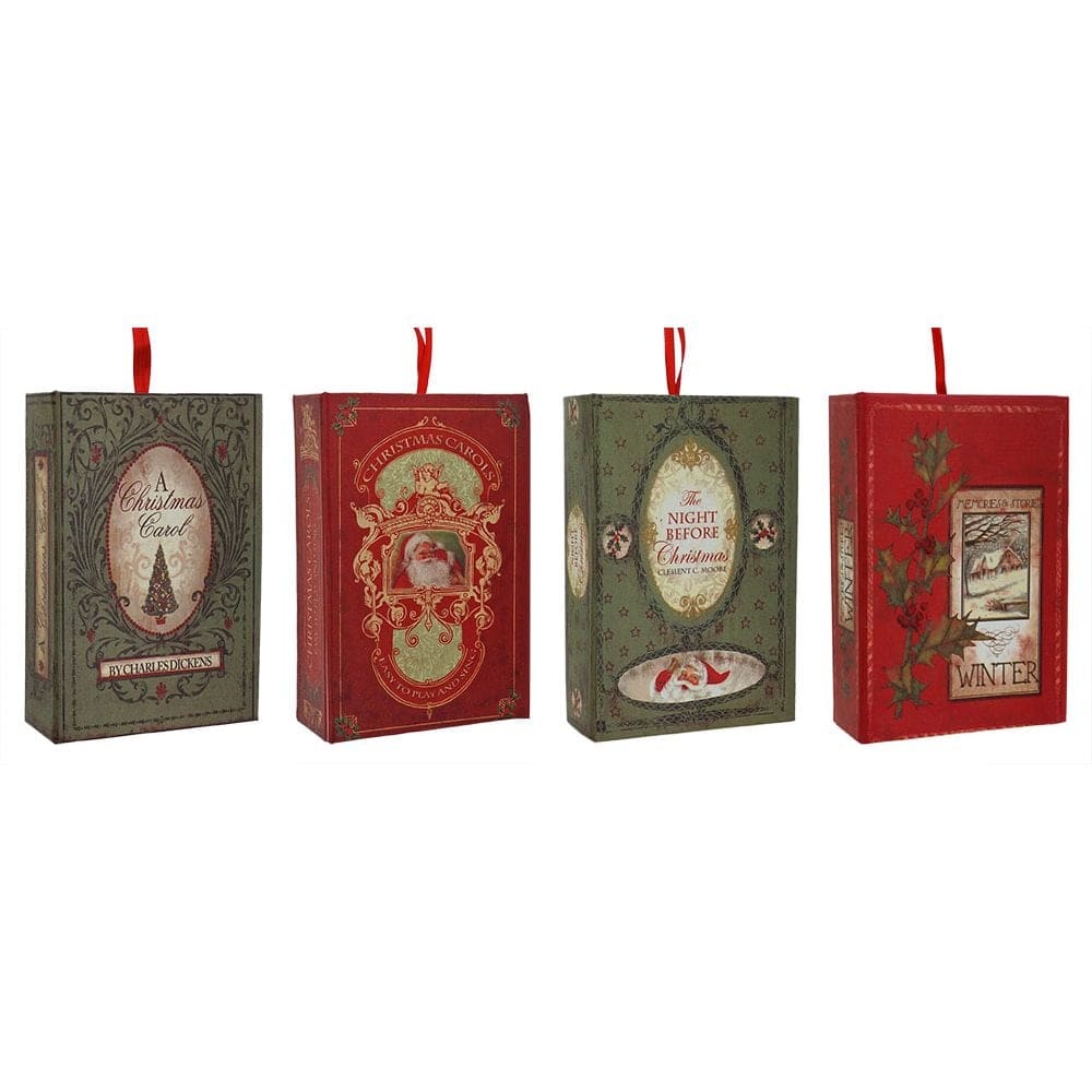 Christmas Book Boxes Set/4