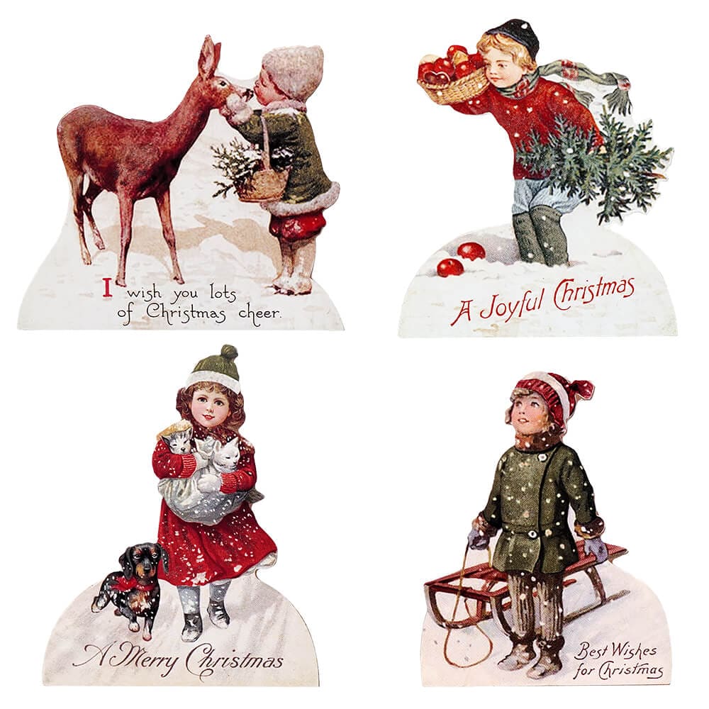 Christmas Children Dummy Boards Set/4