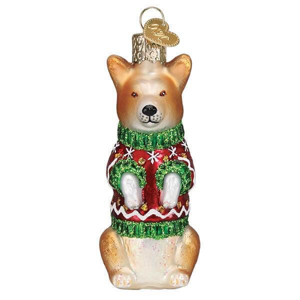 Christmas Corgi Ornament