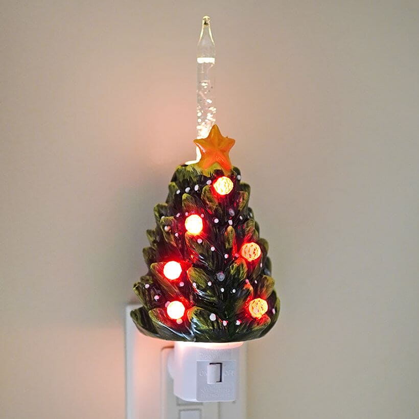 Christmas Tree Bubble Night Light