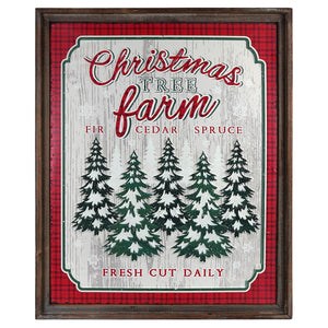Christmas Tree Farm Wall Art