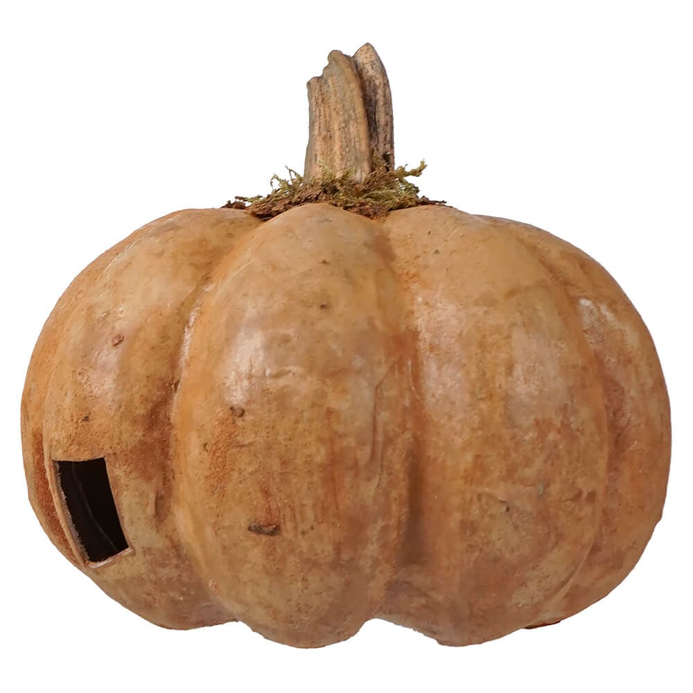 Classic Mustard Pumpkin Jack-O’-Lantern - Halloween