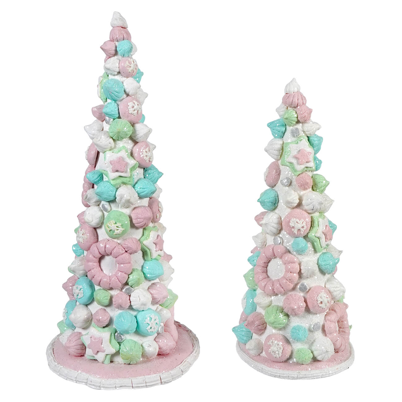 Clay Dough Holiday Ice Cream Trees Set/2 - Christmas