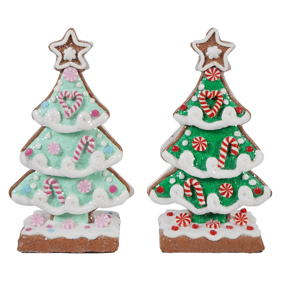 Clay Dough Holiday Trees Set/2 - Christmas