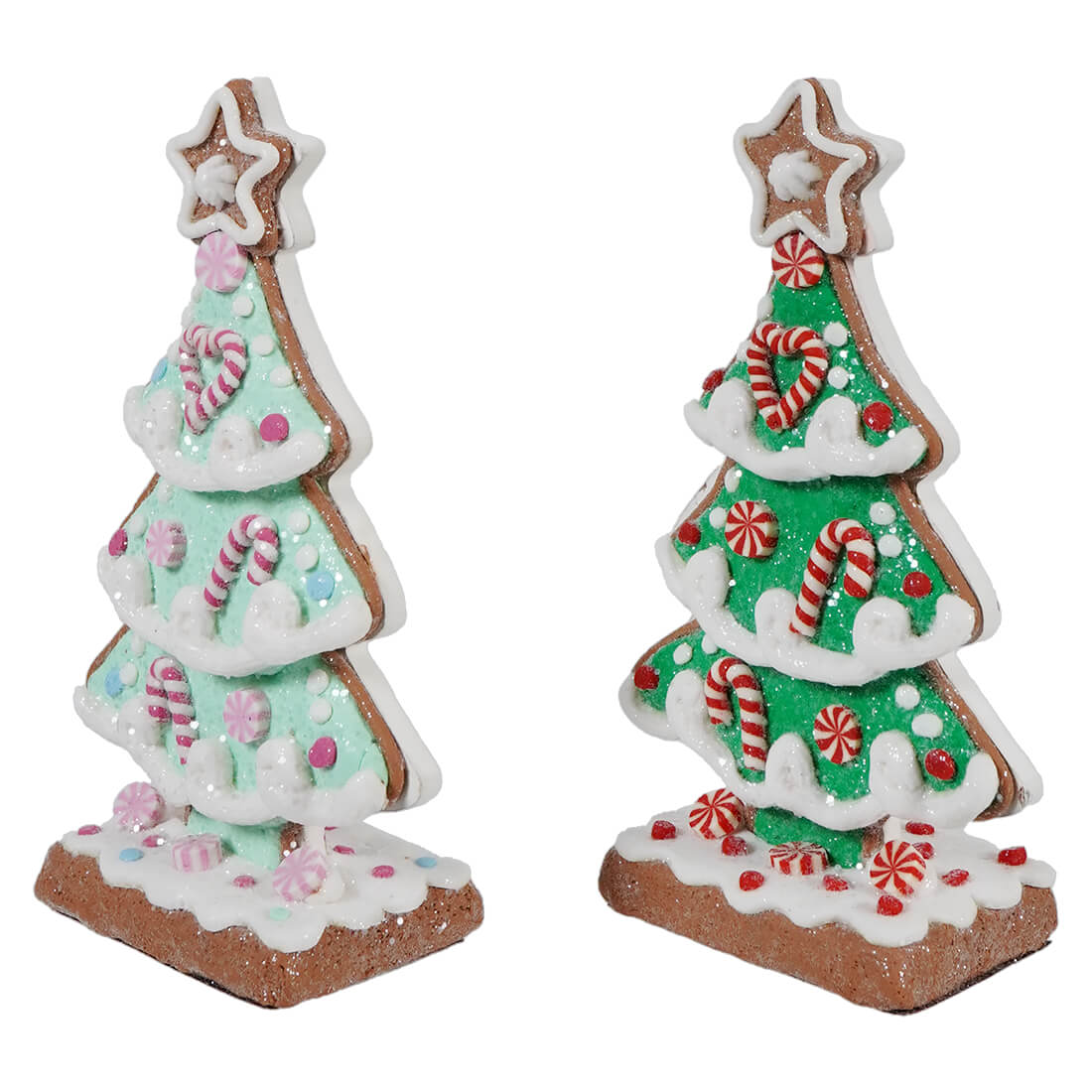 Clay Dough Holiday Trees Set/2 - Christmas