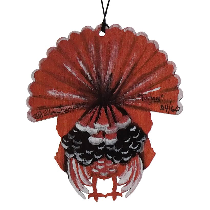 Colorful Turkey Ornament