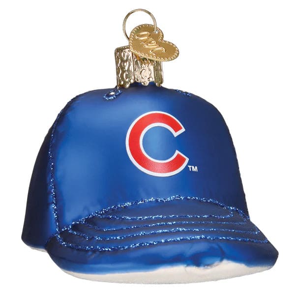 Cubs Baseball Cap Ornament by Old World Christmas Traditions