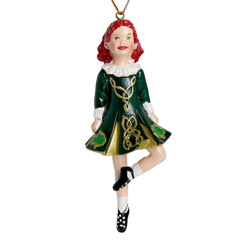 Dancing Irish Girl Ornament