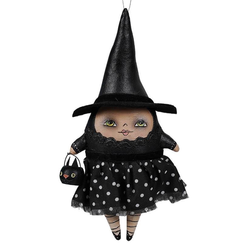 Delighted Desdemona Witch Ornament - Halloween