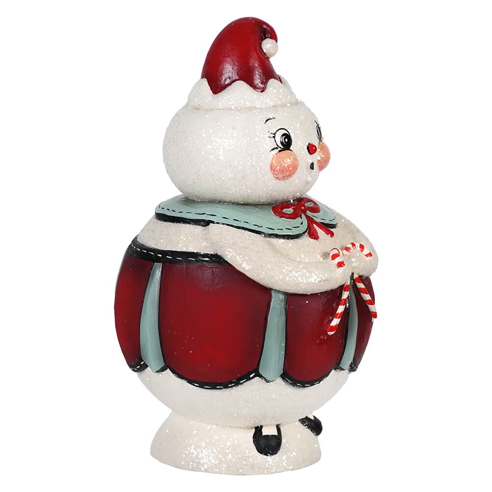 Double Cane Candice Jolly Jar - Christmas