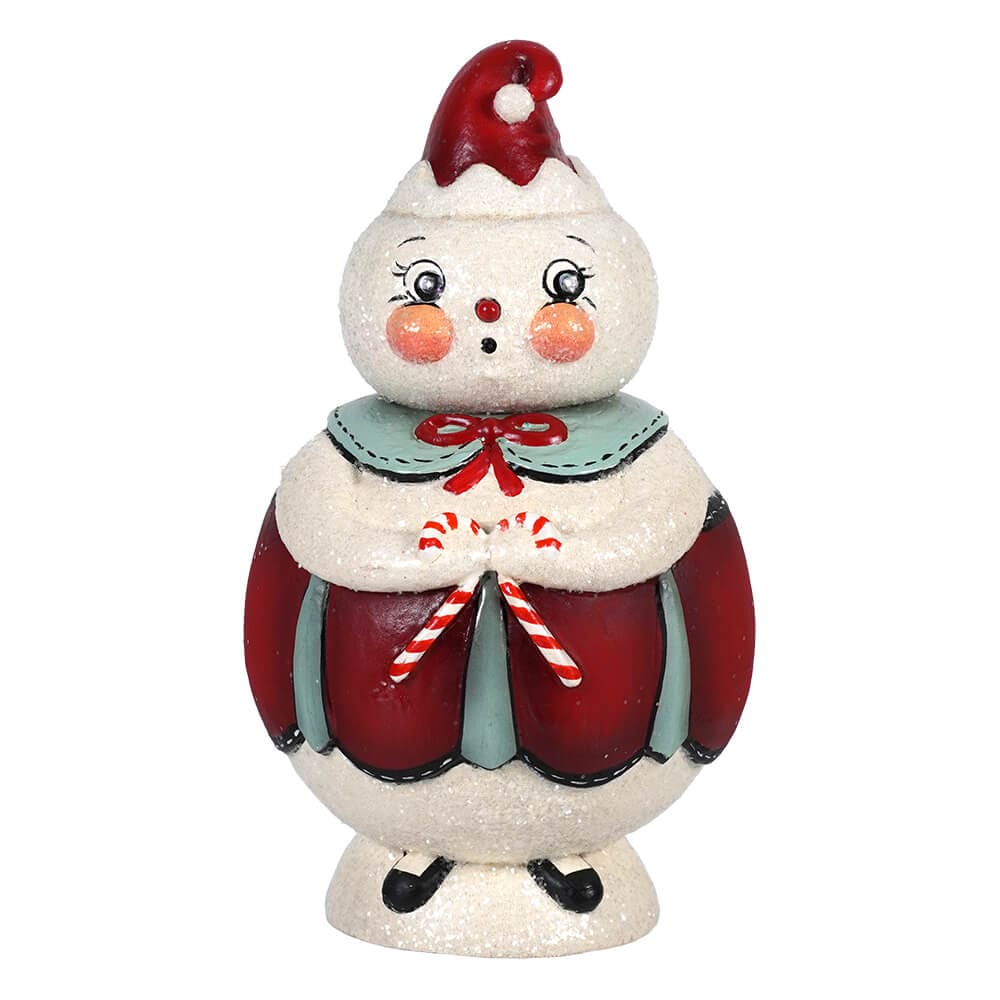 Double Cane Candice Jolly Jar - Christmas