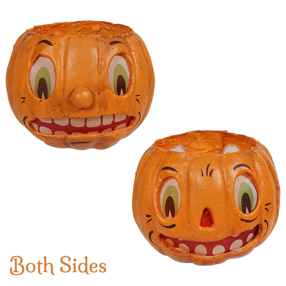 Double Faced Orange Pumpkin