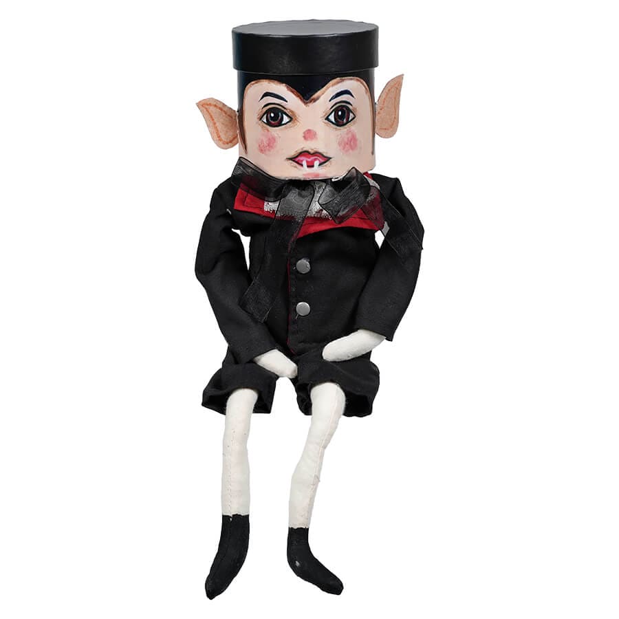 Draco Vampire Box Head Container Figure - Halloween