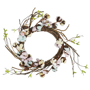 Easter Cotton Wreath