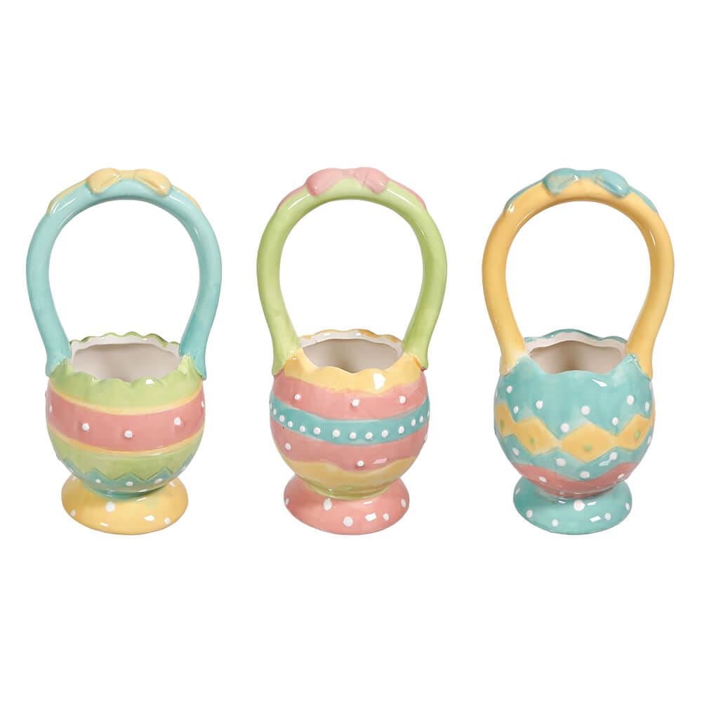 Easter Dottie Basket Ramekins Set/3