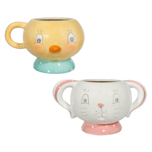 Easter Dottie Chick & Bunny Mugs Set/2