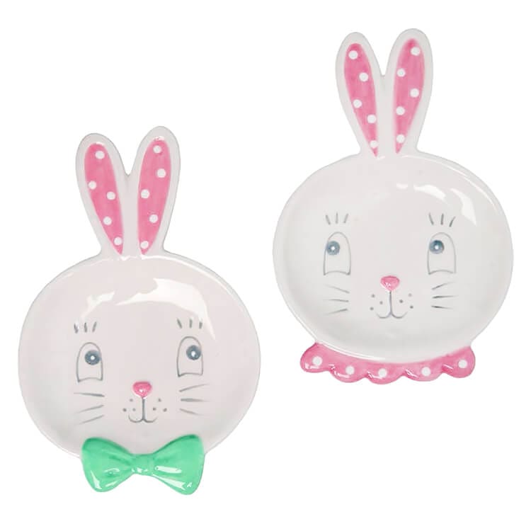 Easter Dottie Spoon Rests Plates Set/2