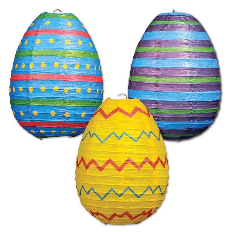 Easter Egg Paper Lanterns Set/3