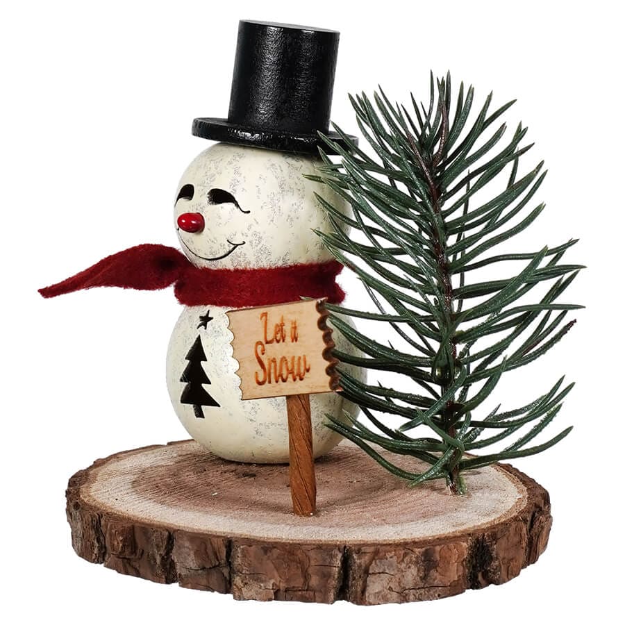 Easton Snowman Scene Gourd