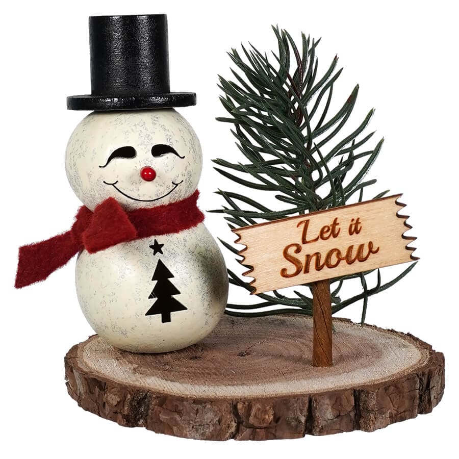 Easton Snowman Scene Gourd