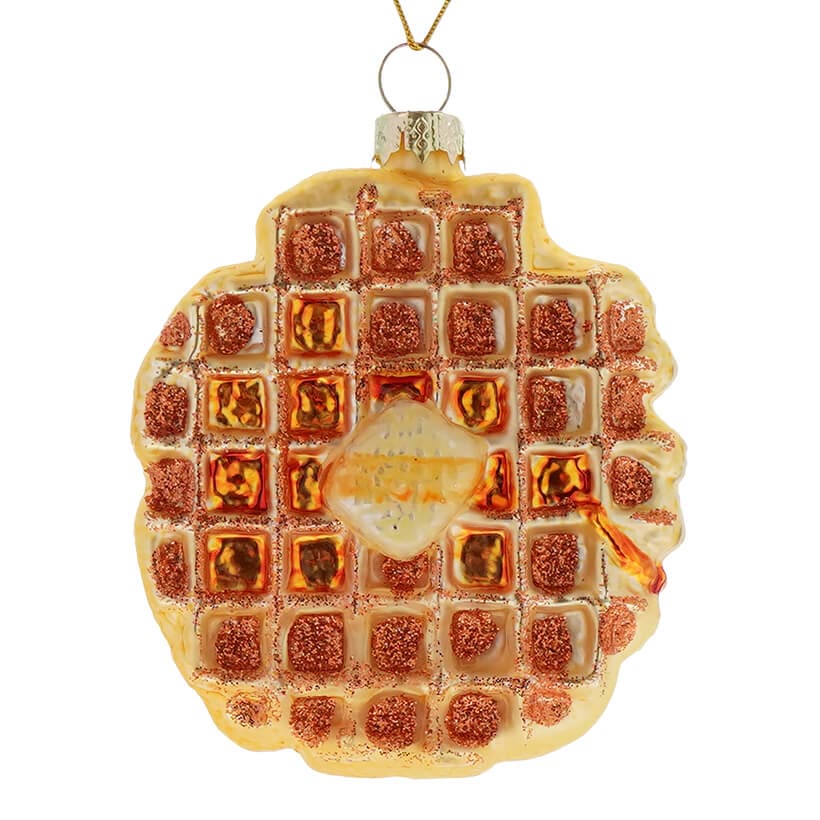 Eggo Waffle Ornament