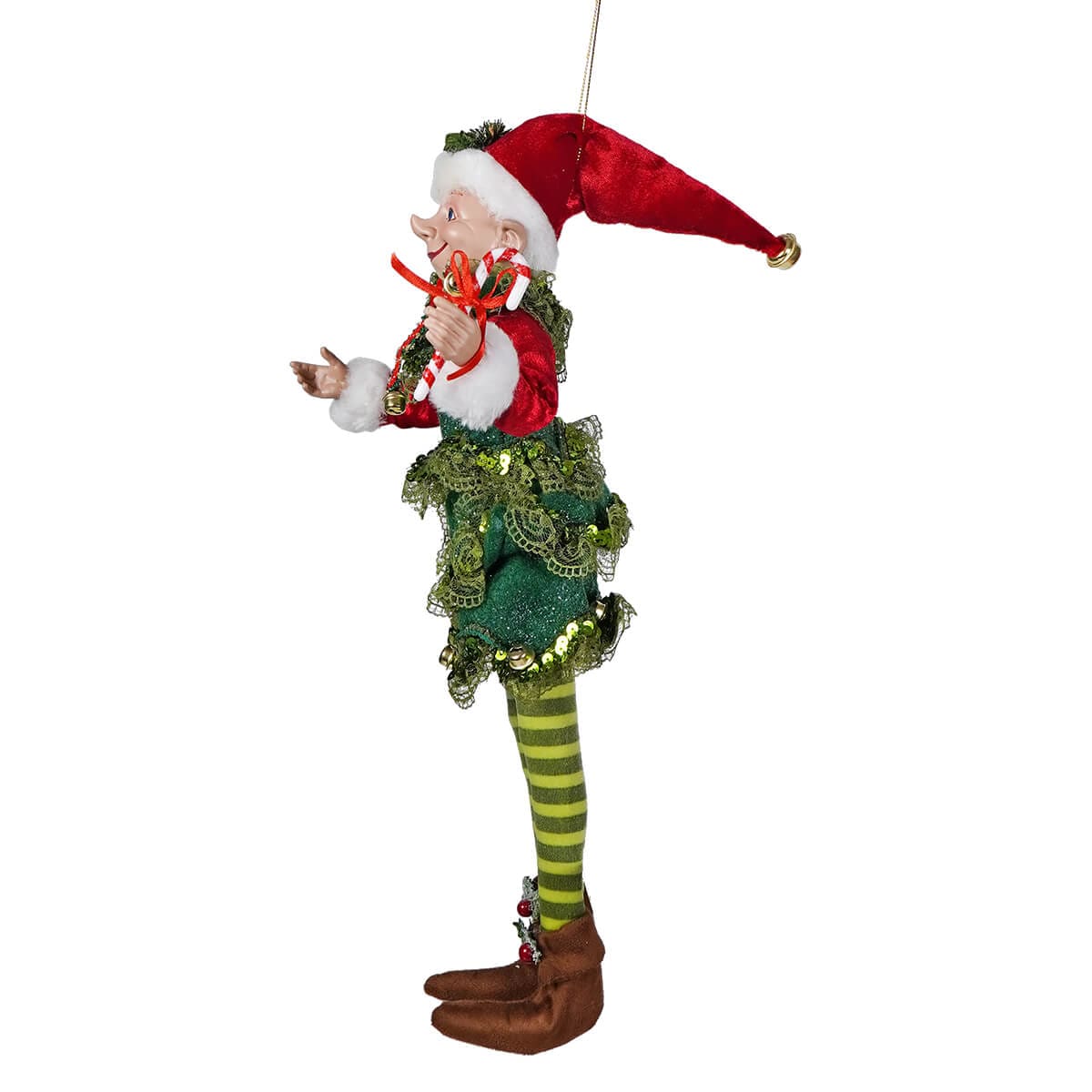 Elf Doll Ornament Or Sitter - Ornaments