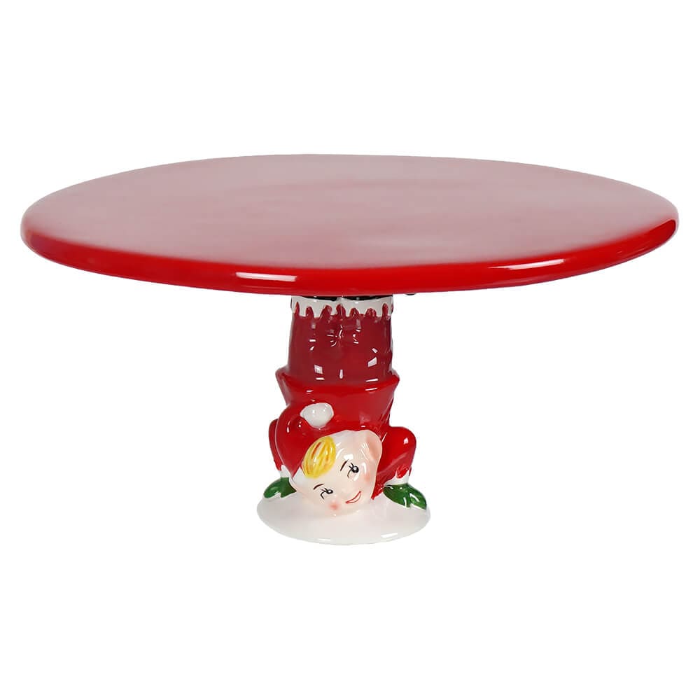 Elf Tiered Pedestal Cake Plate Set/2