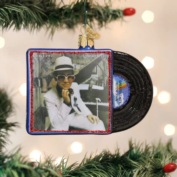 Elton John Greatest Hits Album Ornament - Ornaments