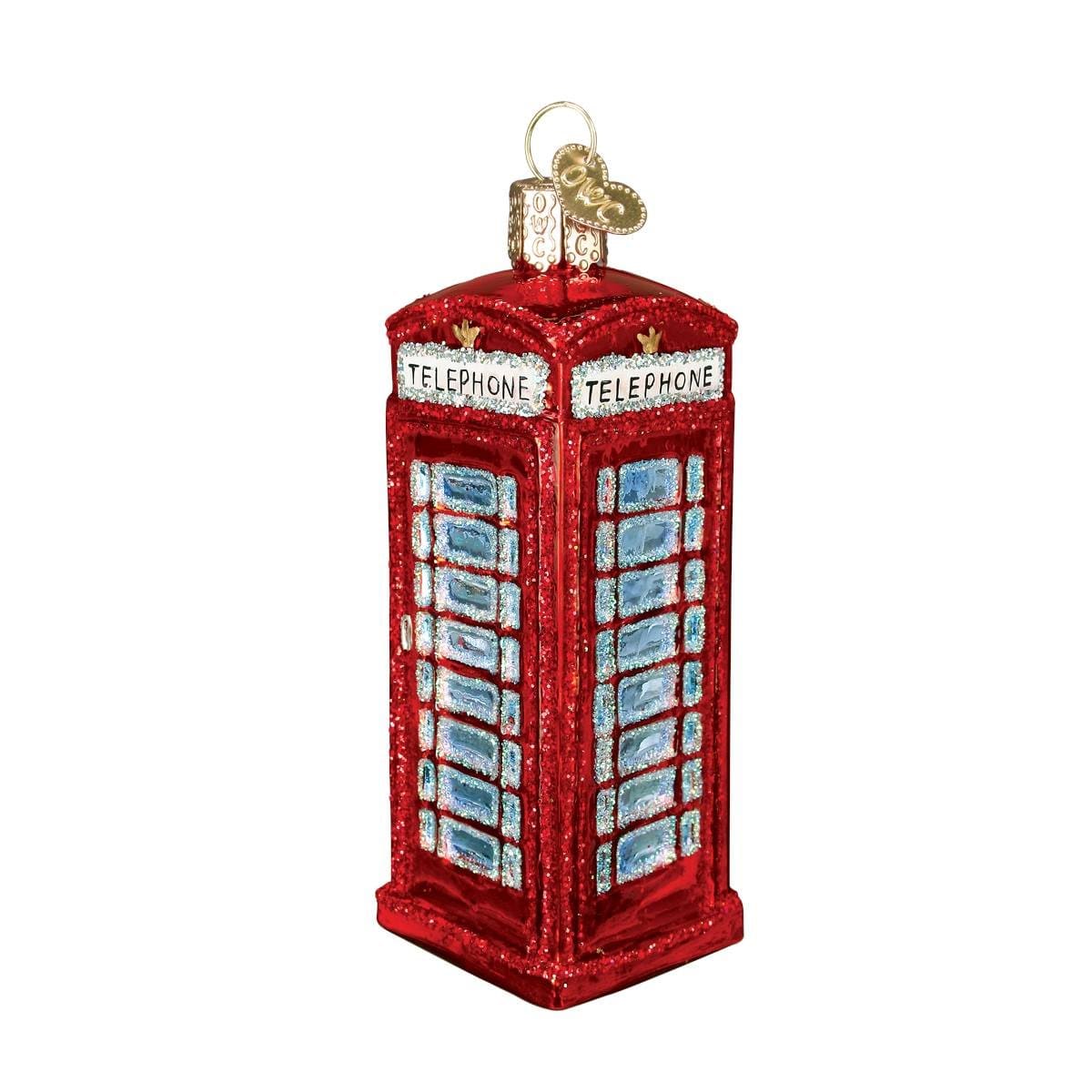 English Phonebooth Ornament