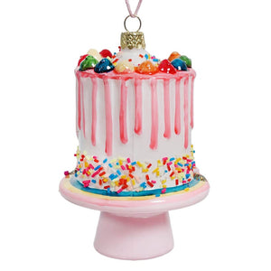 Explosion Confetti Cake Ornament