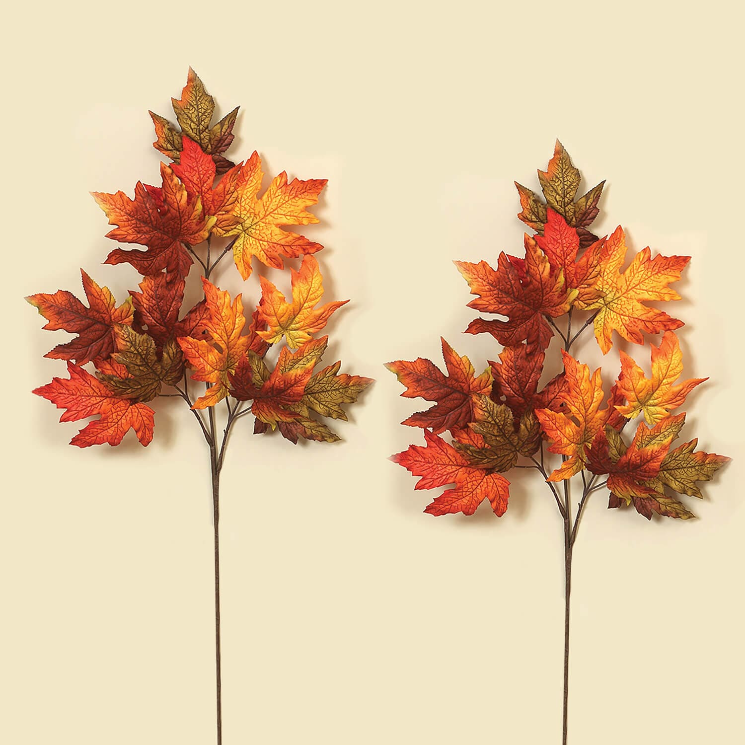 Fall Color Maple Leaf Sprays Set/2 - Thanksgiving