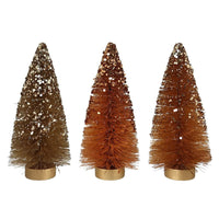 image of Holiday Feather & Tinsel Trees decor