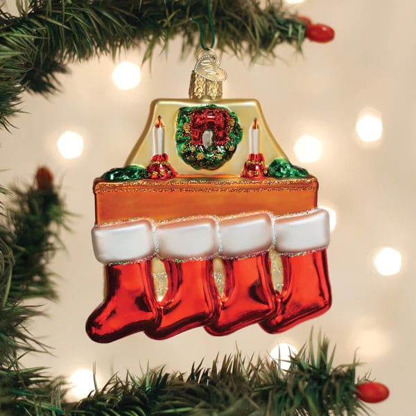 Family Of 4 Stockings Ornament - Ornaments