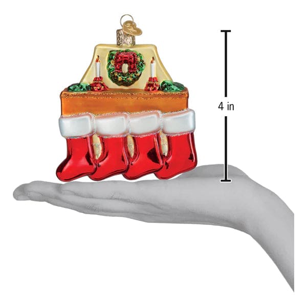 Family Of 4 Stockings Ornament - Ornaments