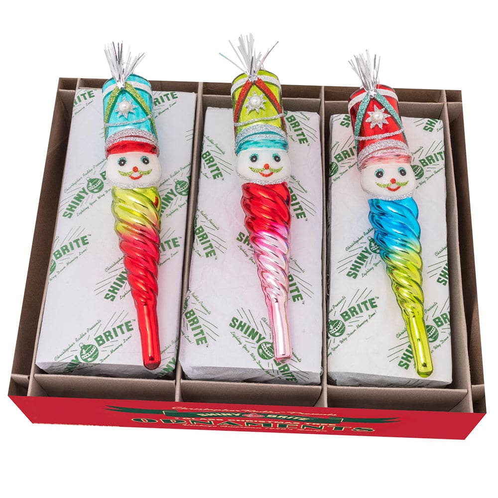 Festive Fete Toy Soldier Icicle Ornaments Set/3