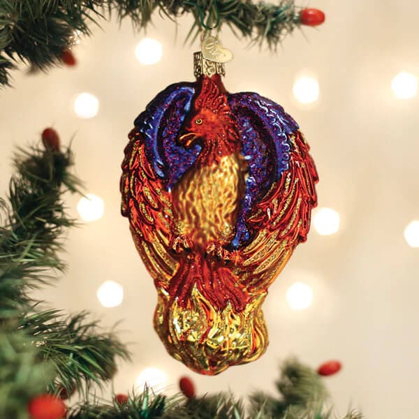 Fiery Phoenix Ornament - Ornaments