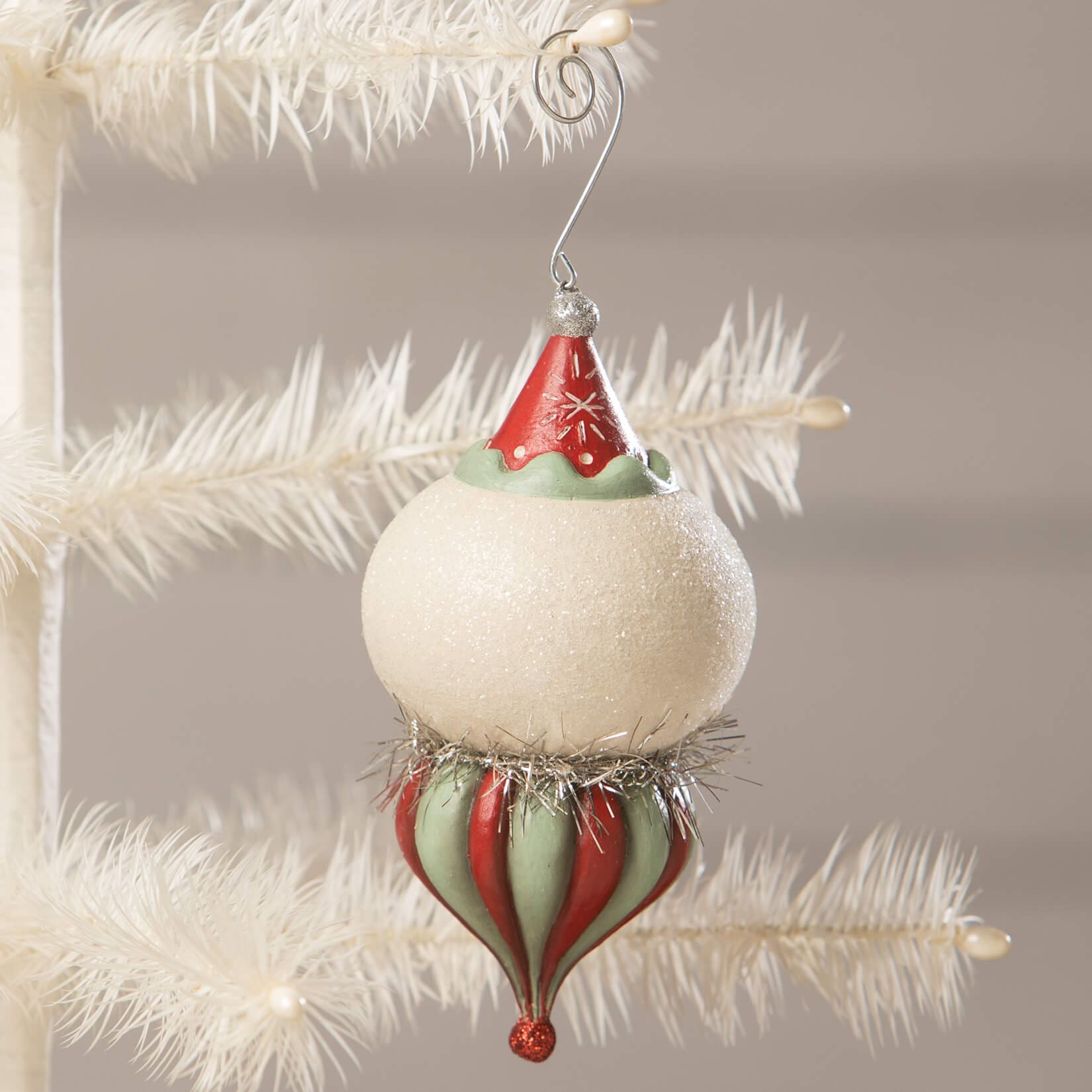 Finial Louie Ornament - Christmas