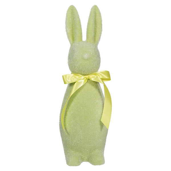 Set of 4 2024 Flocked Styrofoam Bunnies